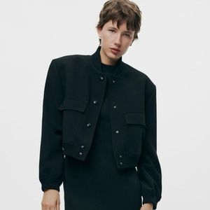 Zara Maxi Pocket Bomber